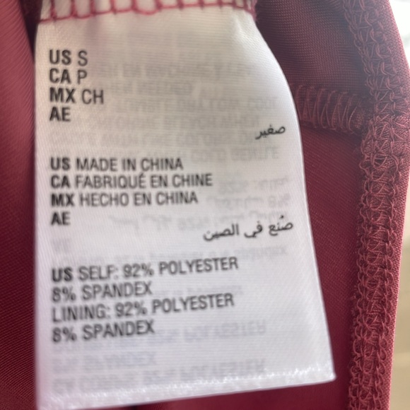 AND NOW THIS bodysuit wine color body contour - Picture 8 of 8